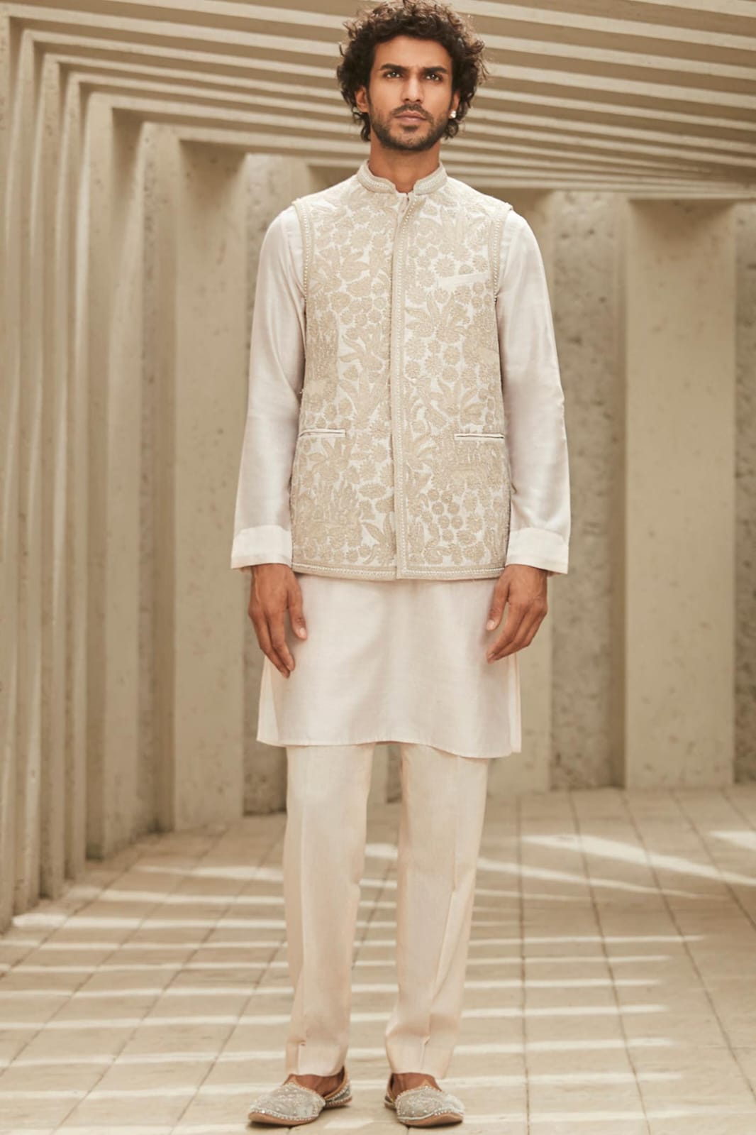 Kurta pajama sale with jodhpuri jacket