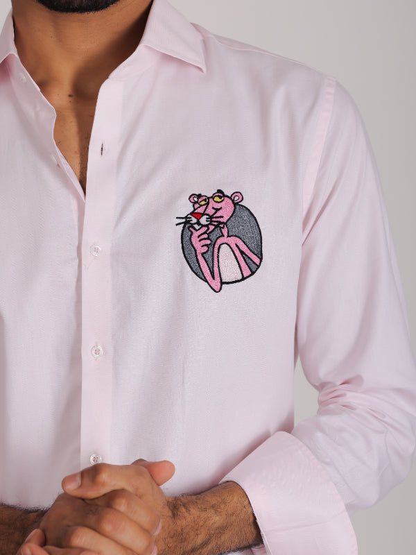 pink panther dress shirt 6397 - Dress Shirt