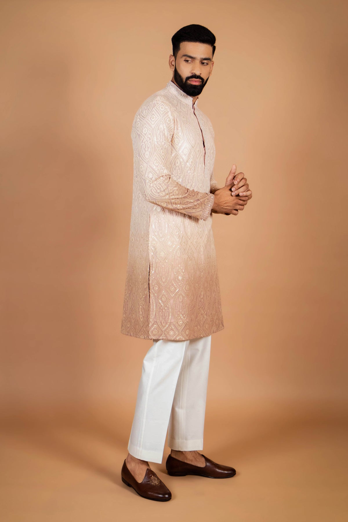 Chikankari Ombre Kurta set