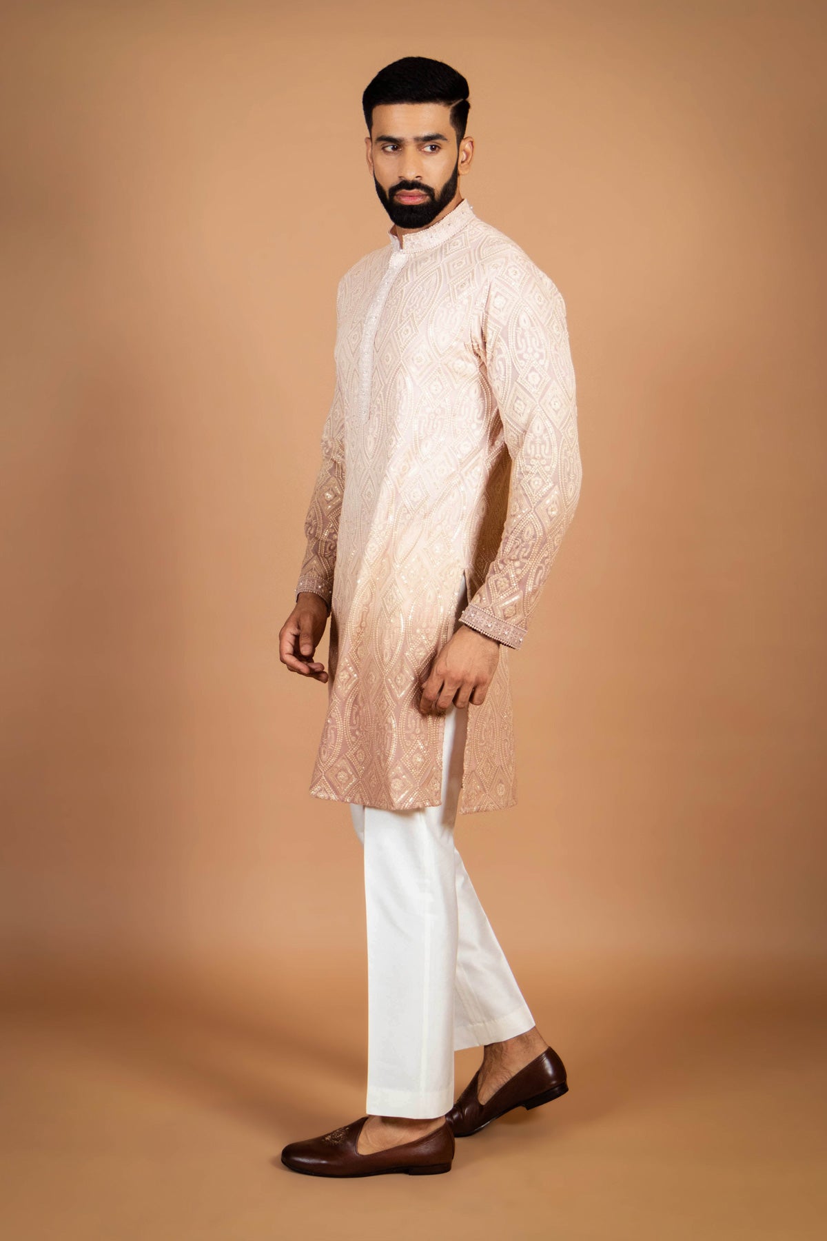 Chikankari Ombre Kurta set